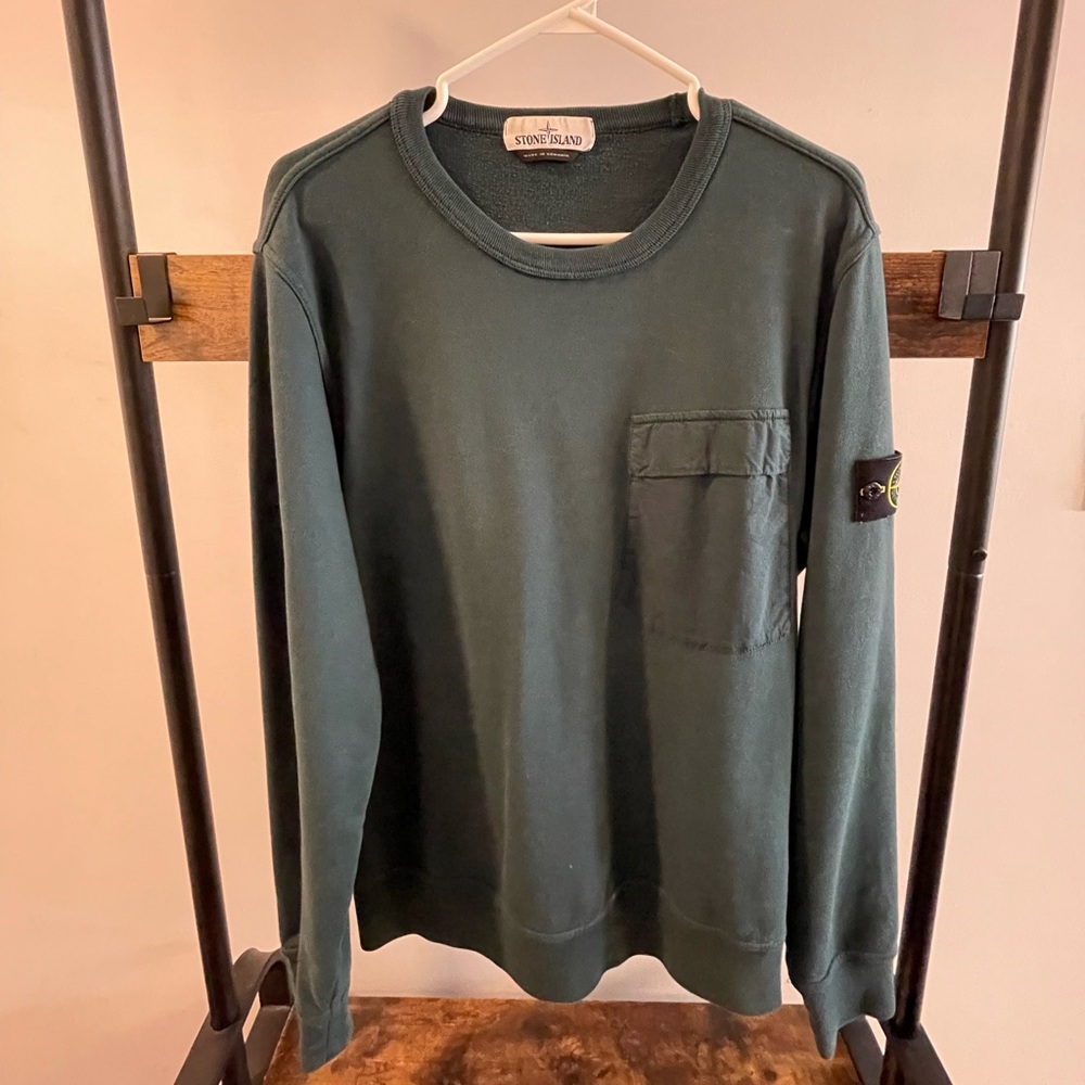 Stone Island pocket Crewneck. Size: M